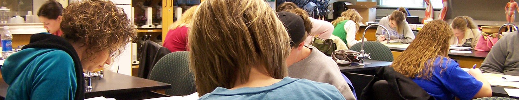 students in a classroom at Livingston Center