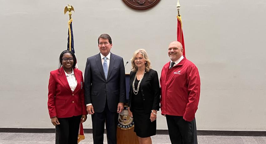 Shay with the TN Senators