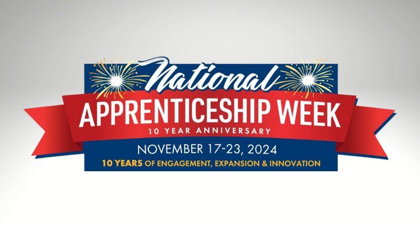 Logo for Apprenticeship Week 2024