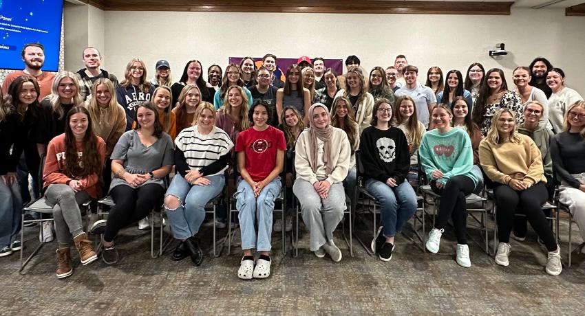 Radiologic Technology students group photo as they celebrate Radiologic Technology Week 2024