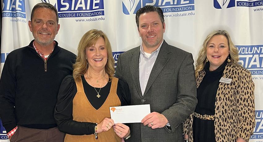 left to right: Chad Coley, Karen Mitchell, John West, Dr. Wendi Tostenson